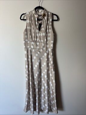 NWT Donna Karan polka dot dress sz 4